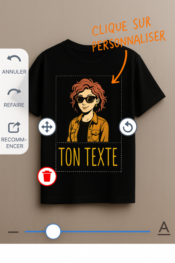 T-shirt personnalisé UN1K – Image 2